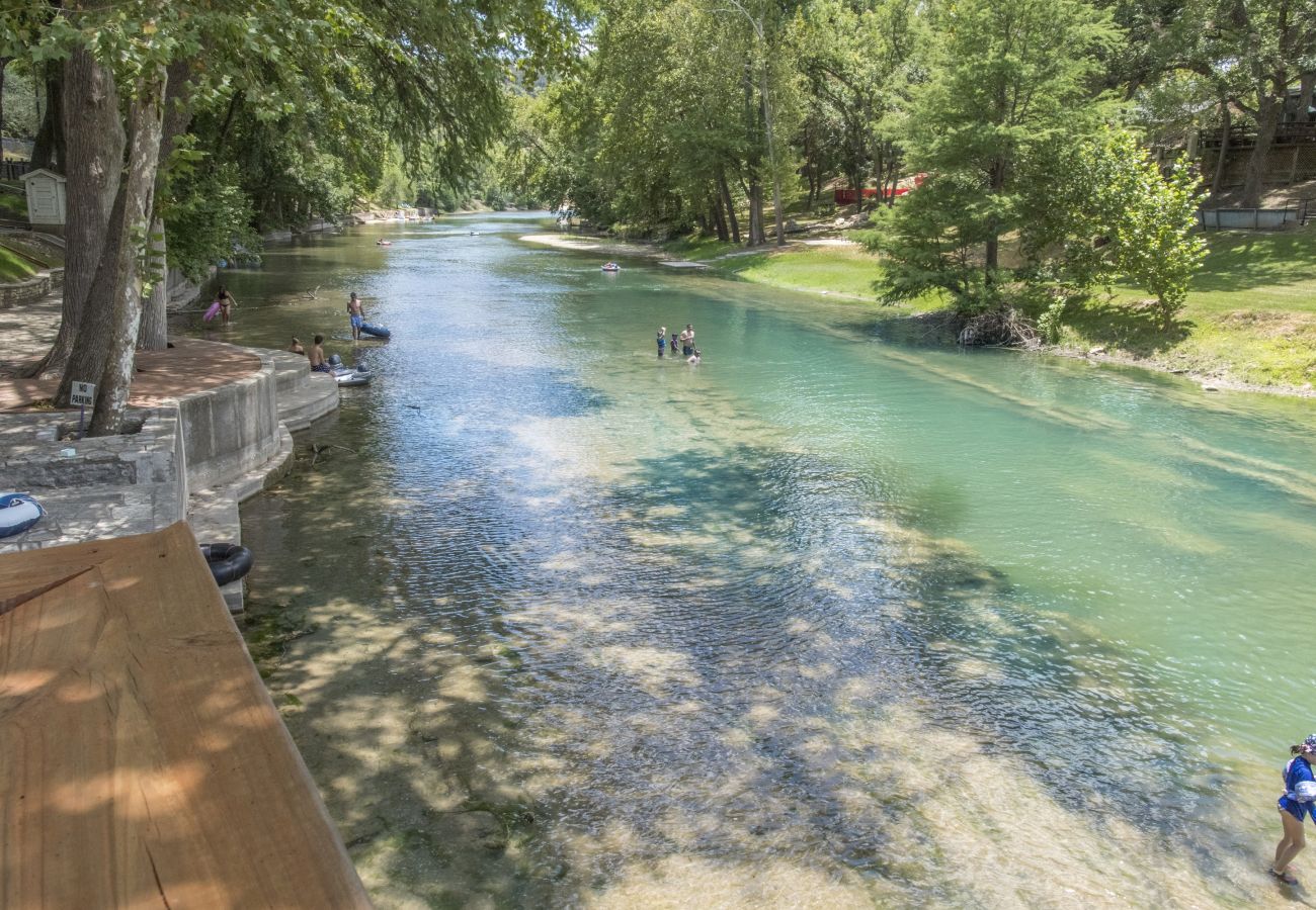 glamping river access cabins Hill Country vacations