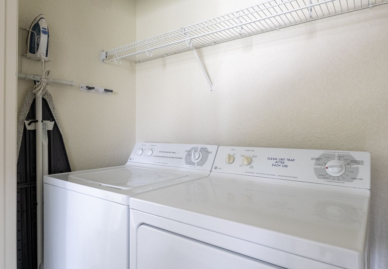 laundry facilities included at the best AirBNB in New Braunfels