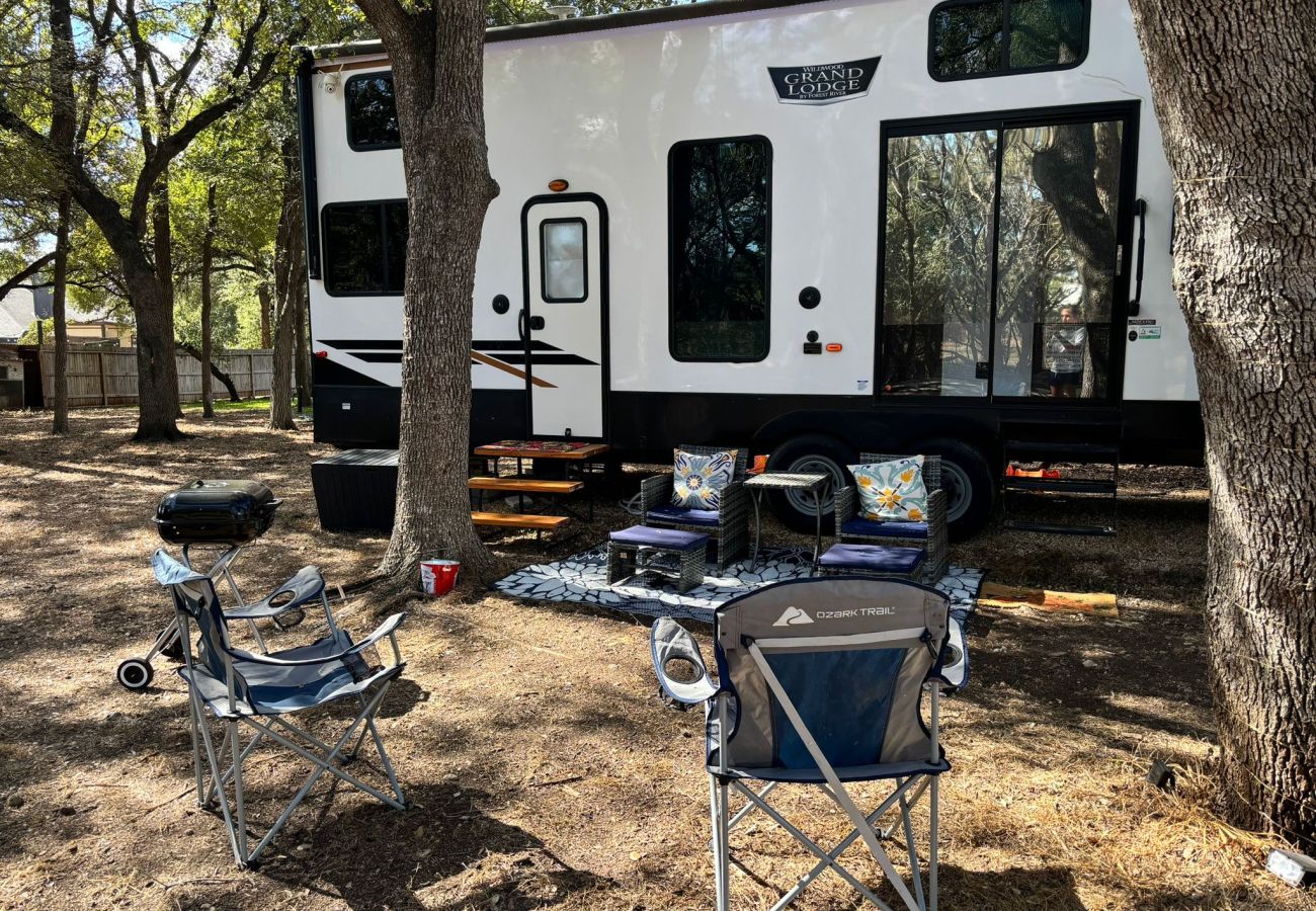 RV camping Gruene Texas